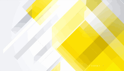Abstract yellow and gray geometric shapes background