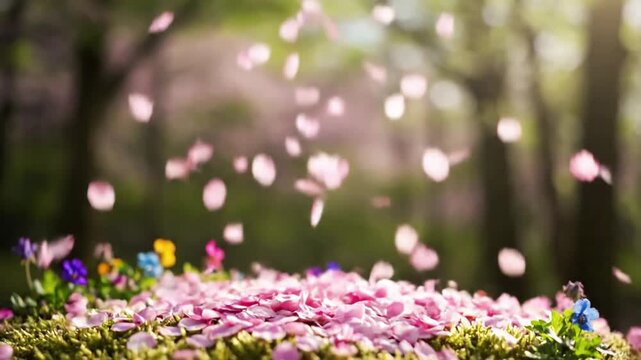 Natural Vortex Beauty Highlight the mesmerizing, swirling vortex created by countless petals, emphasizing the organic and enchanting visual pattern. spring