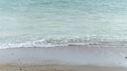 Milky Turquoise Sea in a Coastal Lagoon