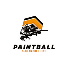 paintball sport logo design