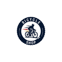  bicycle shop repair logo design