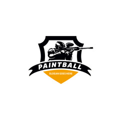 paintball sport logo design