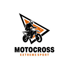 dirty bike vector template for graphic design