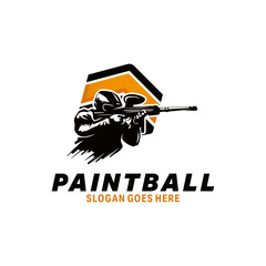 paintball sport logo design
