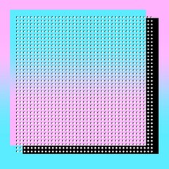 Pink and blue dotted background