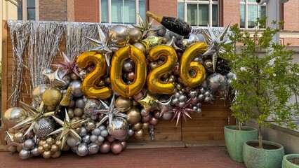 Happy New Year 2026, Fort Worth, Texas, USA