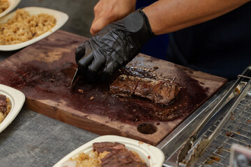Barbecue - Meal, Broiling, Close-up, Color Image, Composition