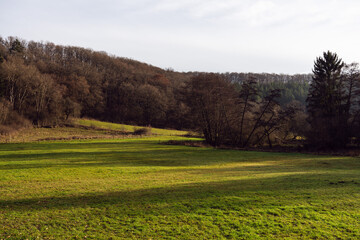Obraz premium Rundweg Hunsrück Dom, Ravengiersburg, Dezember 2025