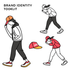 brand identity toolkit vector