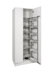 Close up of a fitted kitchen column