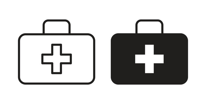 Medical kit icon