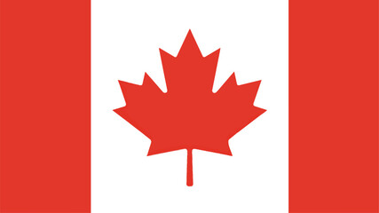 canadian flag vector