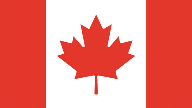 canadian flag vector