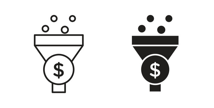 Sales funnel icon