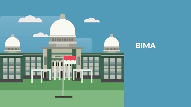 Indonesian Cities 2D Animation (BIMA NTT)