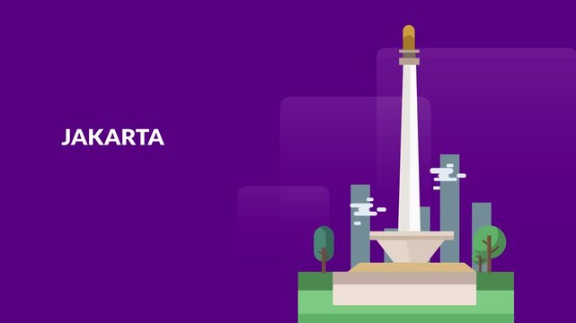 Indonesian Cities 2D Animation (JAKARTA)