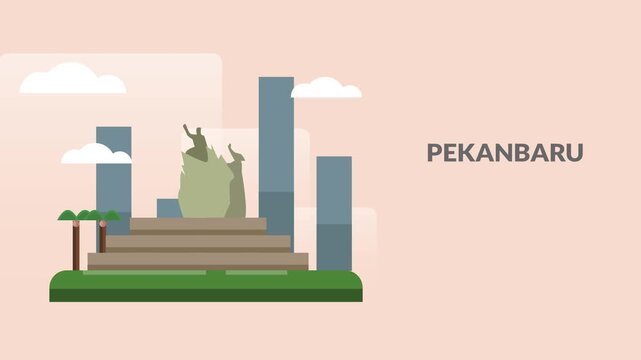 Indonesian Cities 2D Animation (PEKANBARU)