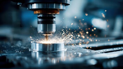 High Accuracy Laser Processing Surface in Modern Factory