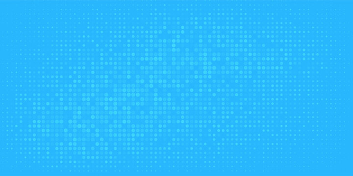 Blue Tech Finance Fintech Background Abstract Pixel Pattern. Abstract Business Tech Science Vector Backdrop.