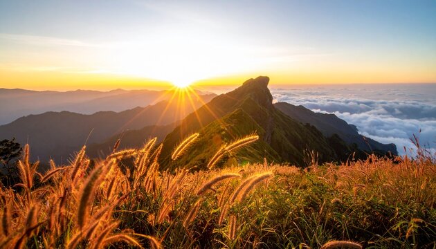 Sunrise in the mountains photo suitable to your display, wallpaper, backdrop, template, mountain lovers, mountin day, marketing, nature, hiking, marketing, and more