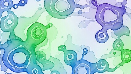 Vibrant colorful liquid shapes background texture.