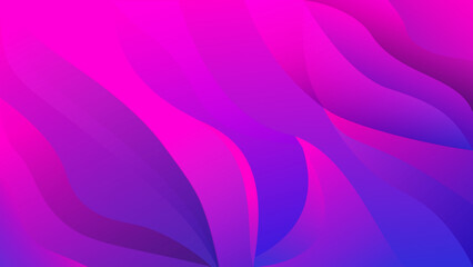 Obraz premium Abstract Colorful Wave Background with Vibrant Fluid Shapes, Dynamic Flowing Liquid Gradients and Modern Geometric Elements on Dark Navy Blue Backdrop.