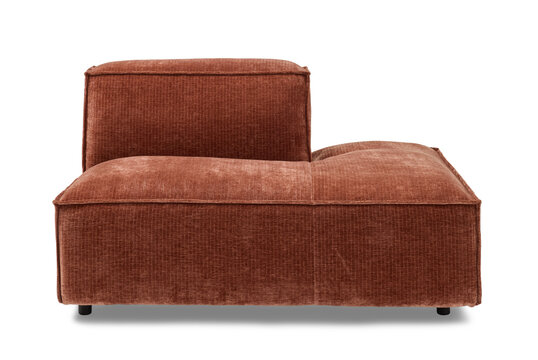Luxury brown leather sofa furniture piece featuring a comfortable cushion design