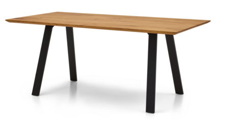 Empty vintage brown wooden table