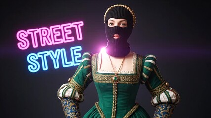 Street Style Renaissance - A Modern Twist on Historical Fashion.