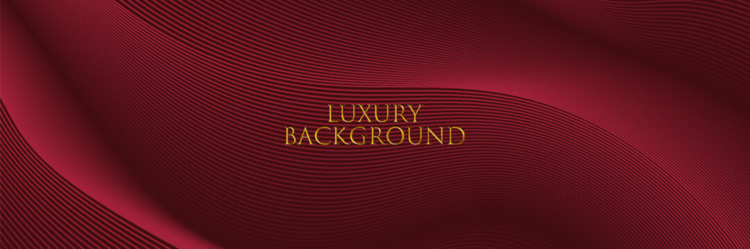 Contemporary technology cover design set. Luxury background with red line pattern (guilloche curves). Premium vector tech backdrop for business layout, digital certificate, formal brochure template