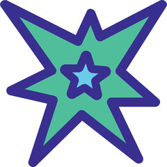 Obraz premium Explosion Starburst Graphic