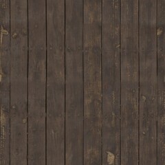 Fototapeta premium Rustic Detailed Brown Wood Plank Wall Texture Background