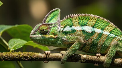 Obraz premium Green lizard