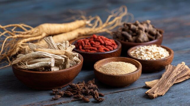 Ginseng for Fatigue and Cognitive Support. Ginseng and adaptogens for combating fatigue in high-fidelity image format.