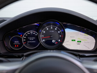 Car virtual cockpit digital instrument cluster display