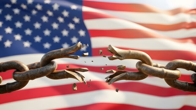 National freedom day celebrating american liberty and independence