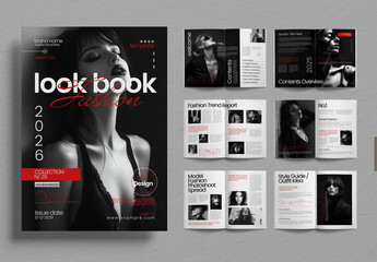 Modern Fashion Lookbook Magazine Template