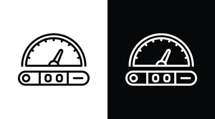 limit Two-tone version in black and white background