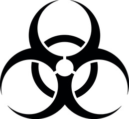 Biohazard warning symbol