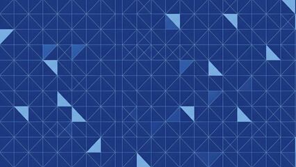 Monochromatic Blue Diamond Geometric Pattern