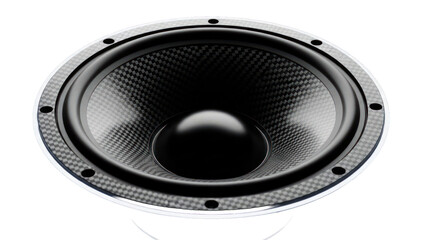 Modern speaker cone isolated on transparent background