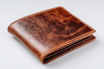 brown leather wallet