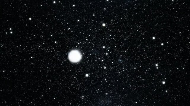 Ethereal starfield visuals for cosmic presentation or space exploration theme