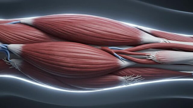 3D Anatomical Animation of the Tibialis Tertius Muscle and Surrounding Anterior Leg Anatomy