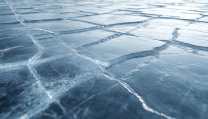 Cracked Ice Surface Pattern