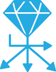 Logical Branching Flowchart Simple Design for Project Plan Mapping.