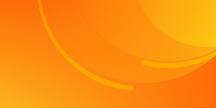 Abstract orange background with circles. Vector illustration - Powered by Adobe