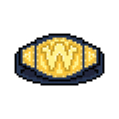 champion belt icon pixel art