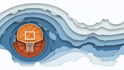 Abstract pizza slice illustration with vibrant red and yellow gradient