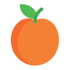 peach vector icon